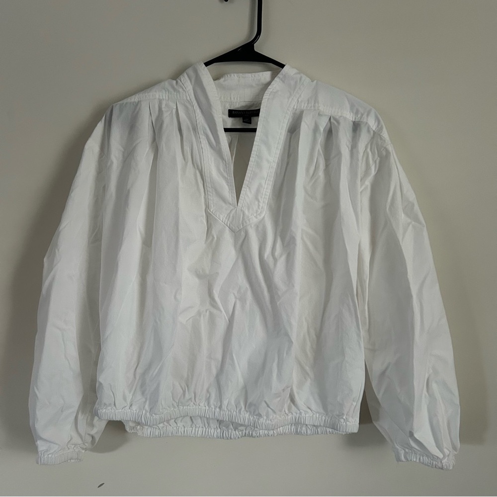 Banana Republic White Blouse